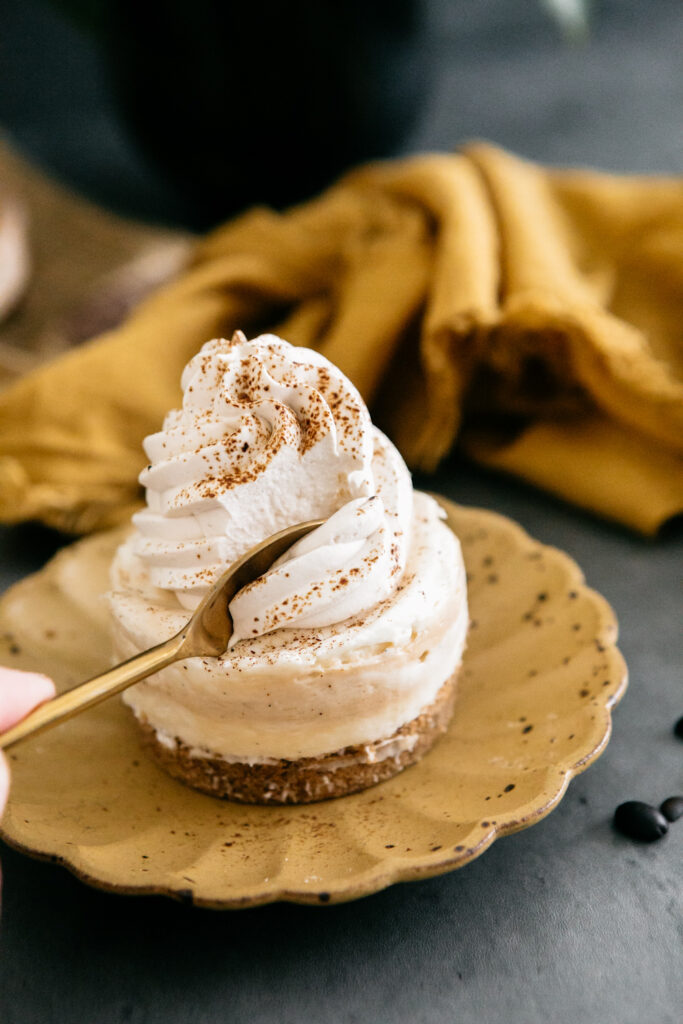 No-Bake Espresso Swirl Cheesecake