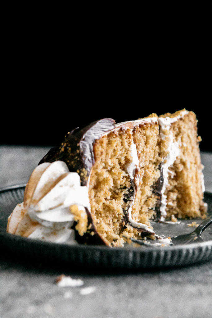 Toasted S'mores Layer Cake