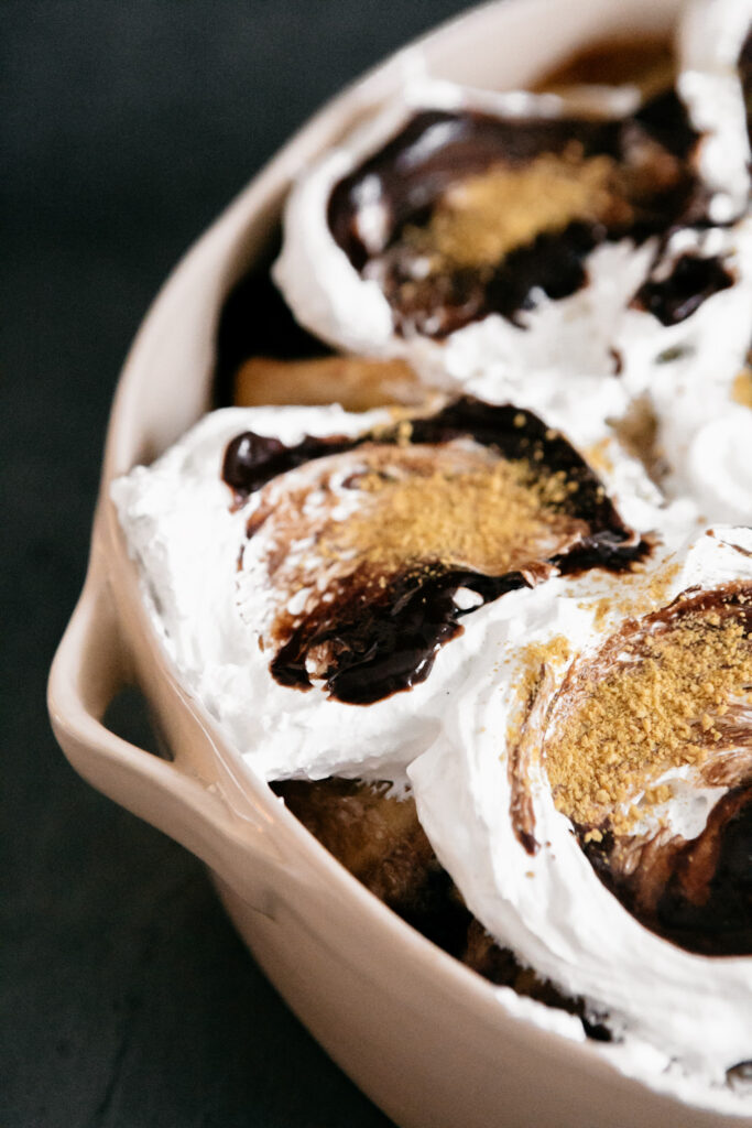 S'mores Cinnamon Rolls