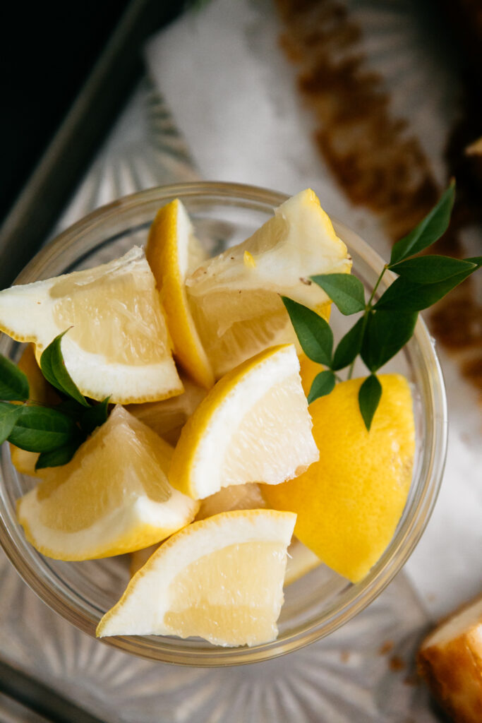 bowl of lemons 