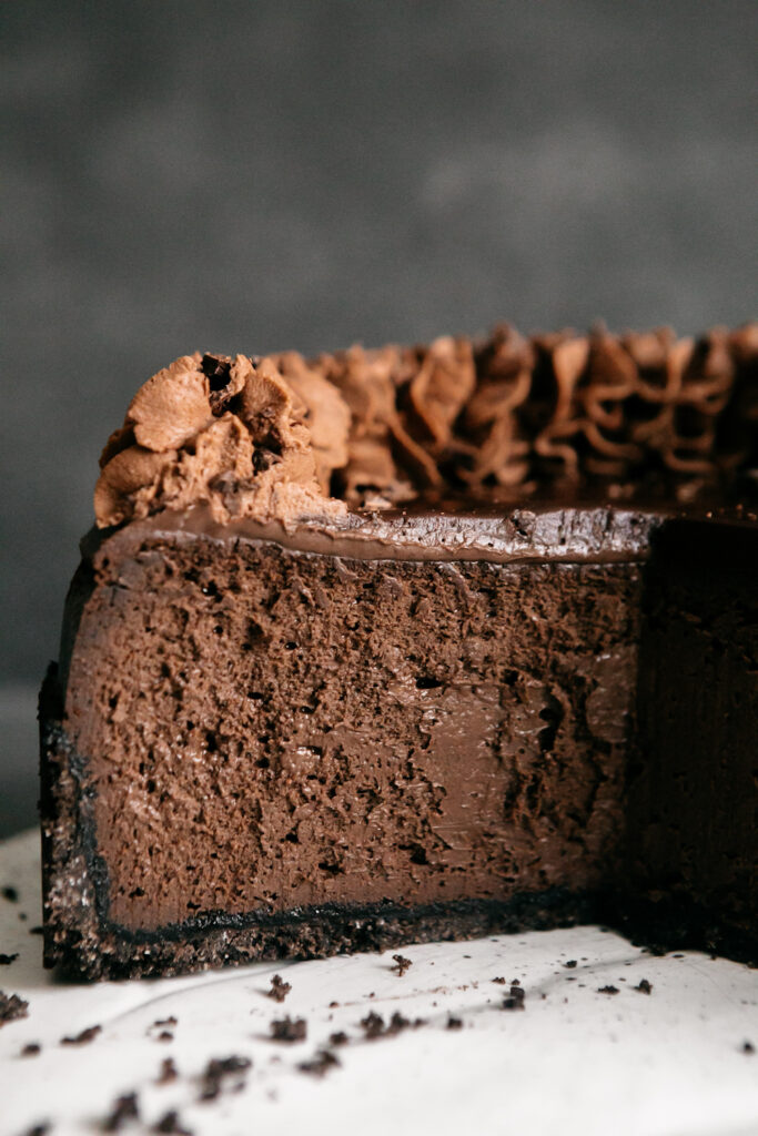 Triple Chocolate Cheesecake