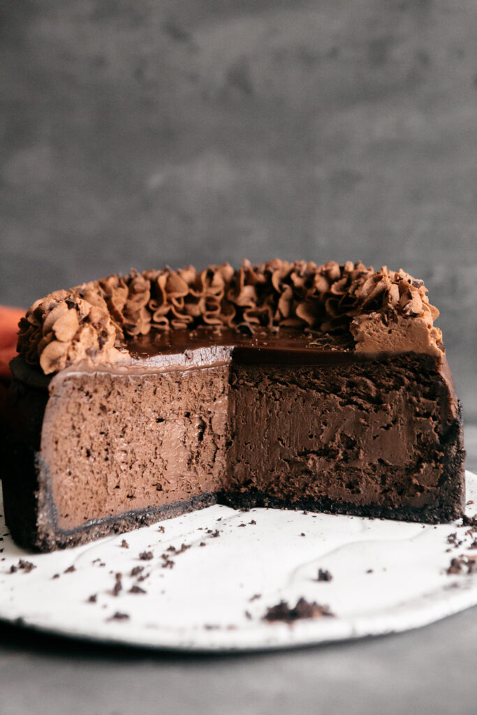 Triple Chocolate Cheesecake