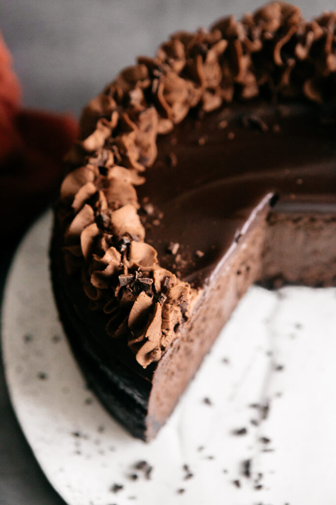 Triple Chocolate Cheesecake