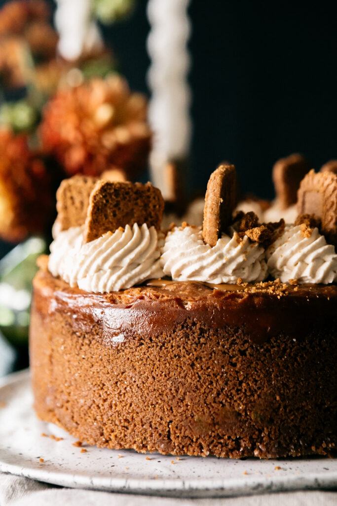 8-Inch Biscoff Cookie Butter Cheesecake 