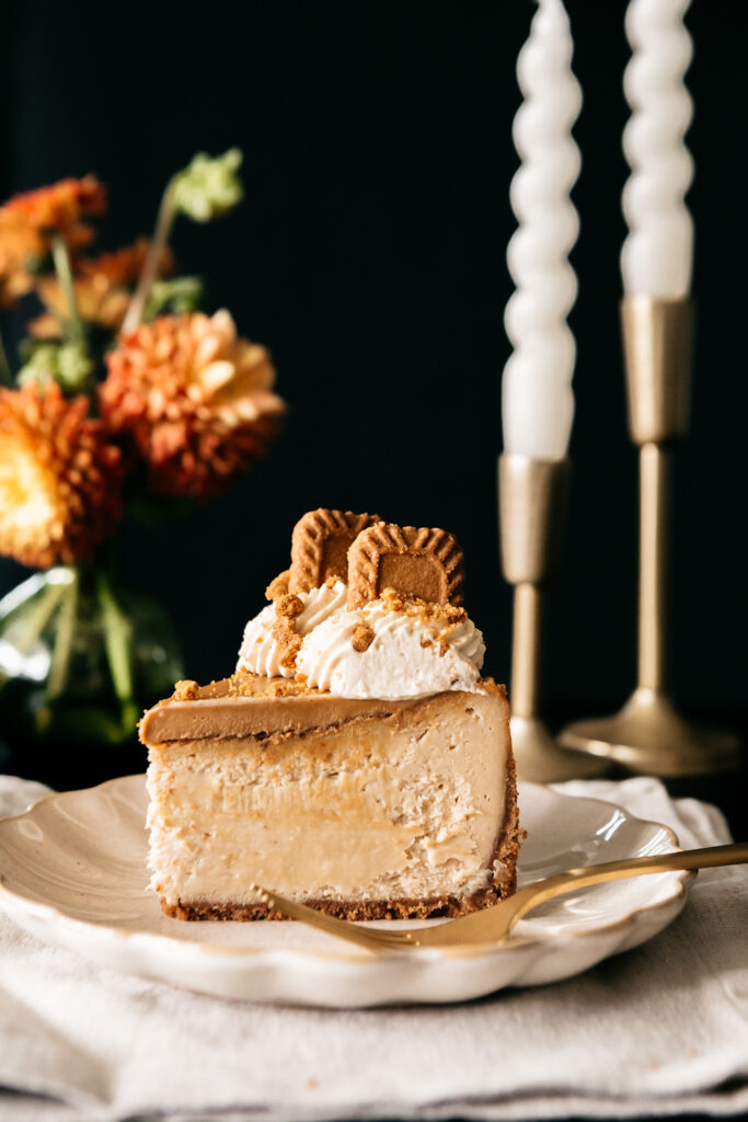 8-Inch Biscoff Cookie Butter Cheesecake 