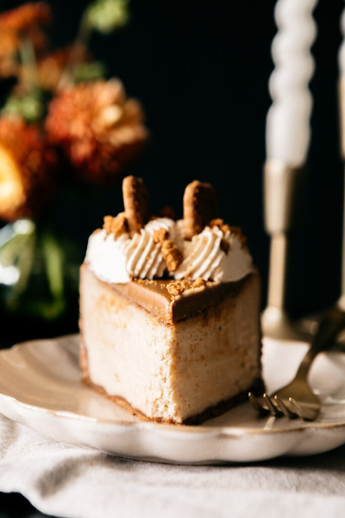 8-Inch Biscoff Cookie Butter Cheesecake 