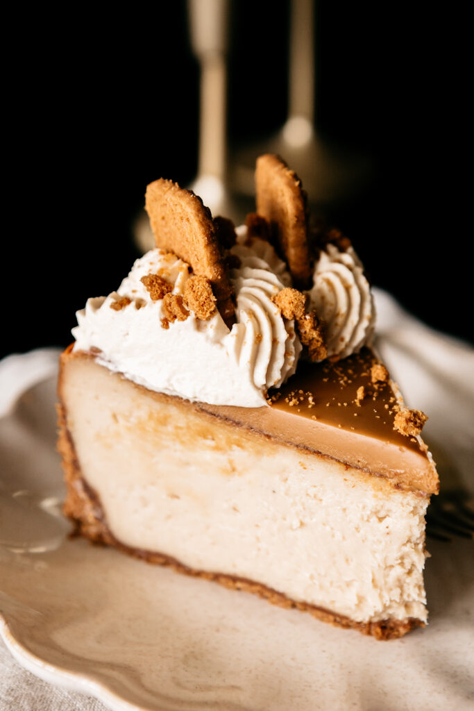 8-Inch Biscoff Cookie Butter Cheesecake 