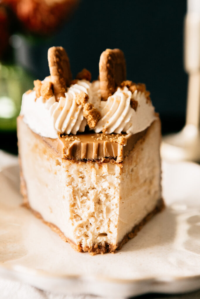 8-Inch Biscoff Cookie Butter Cheesecake 