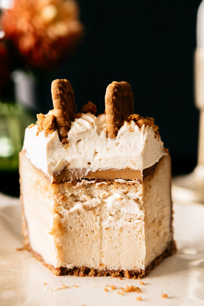 8-Inch Biscoff Cookie Butter Cheesecake 