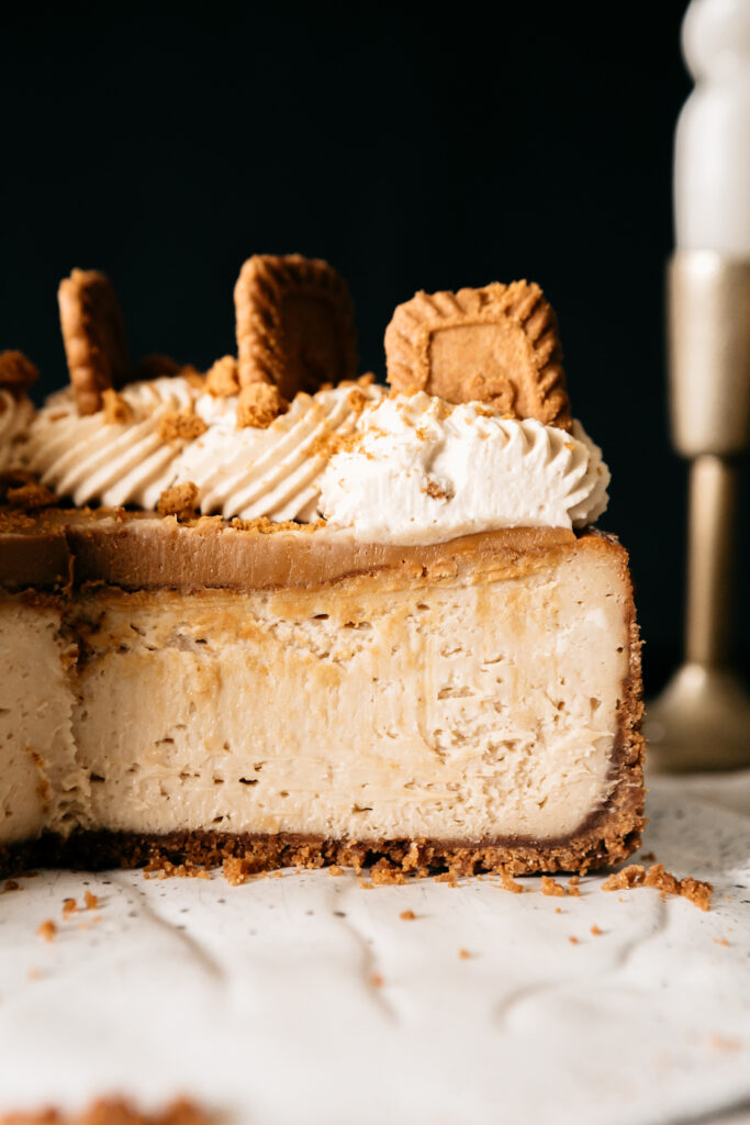 8-Inch Biscoff Cookie Butter Cheesecake 