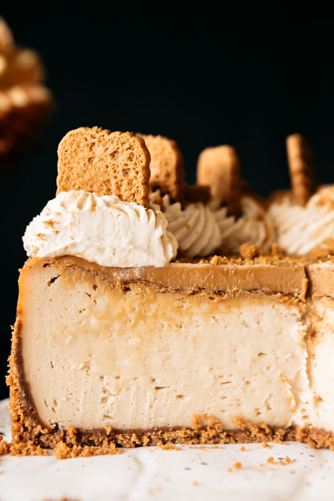 8-Inch Biscoff Cookie Butter Cheesecake 