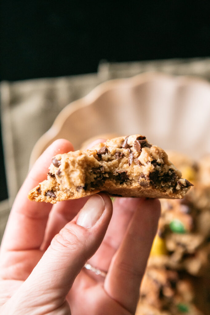 Roasted Peanut M&M Cookies