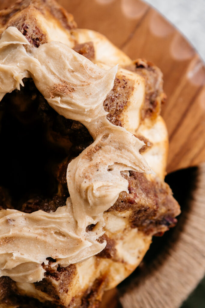 Pecan Pie Stuffed Monkey Bread