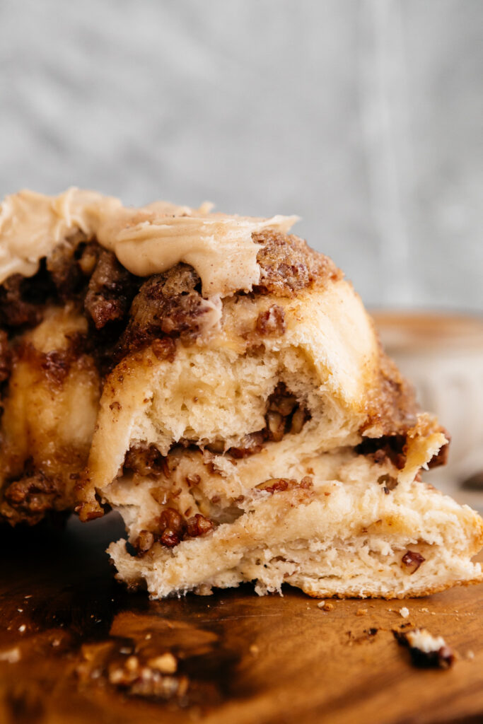 Pecan Pie Stuffed Monkey Bread