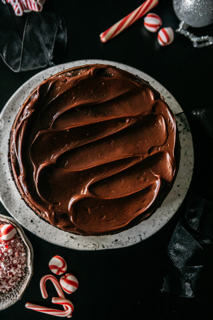 Peppermint Chocolate Cheesecake