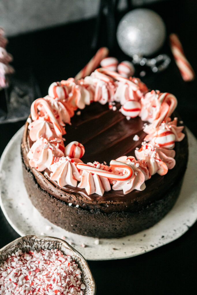 Peppermint Chocolate Cheesecake