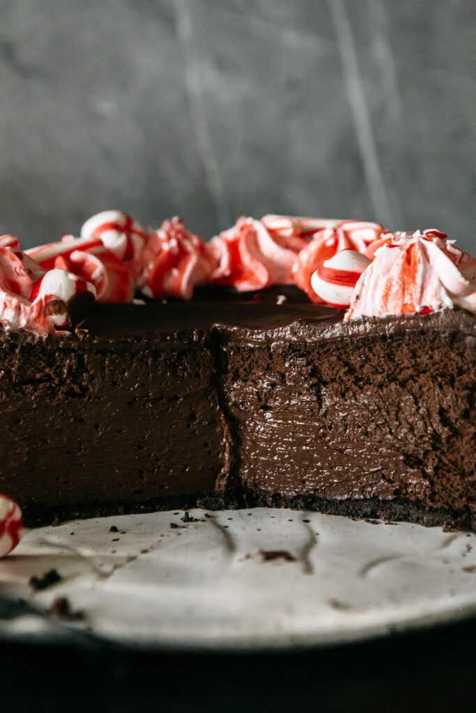 Peppermint Chocolate Cheesecake