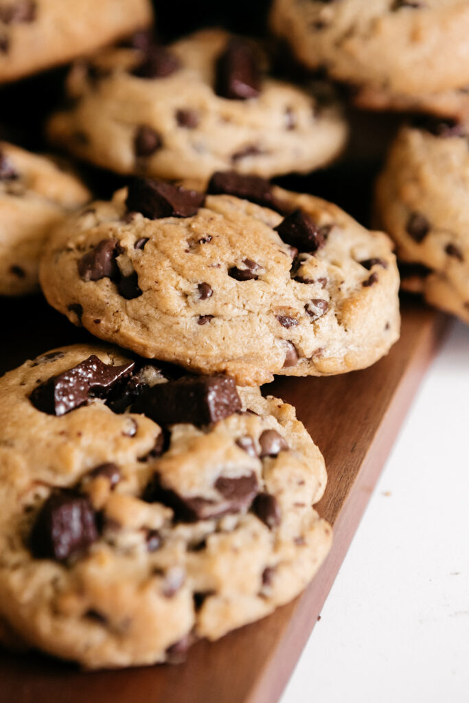 Chewy Browned Butter Chocolate Chip Cookies