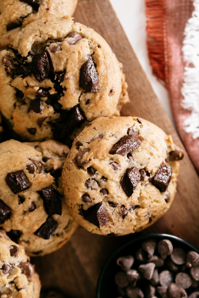 Chewy Browned Butter Chocolate Chip Cookies